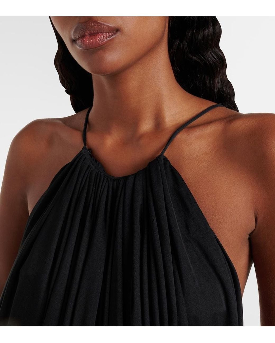 Abito in seta nera di Loewe in Black