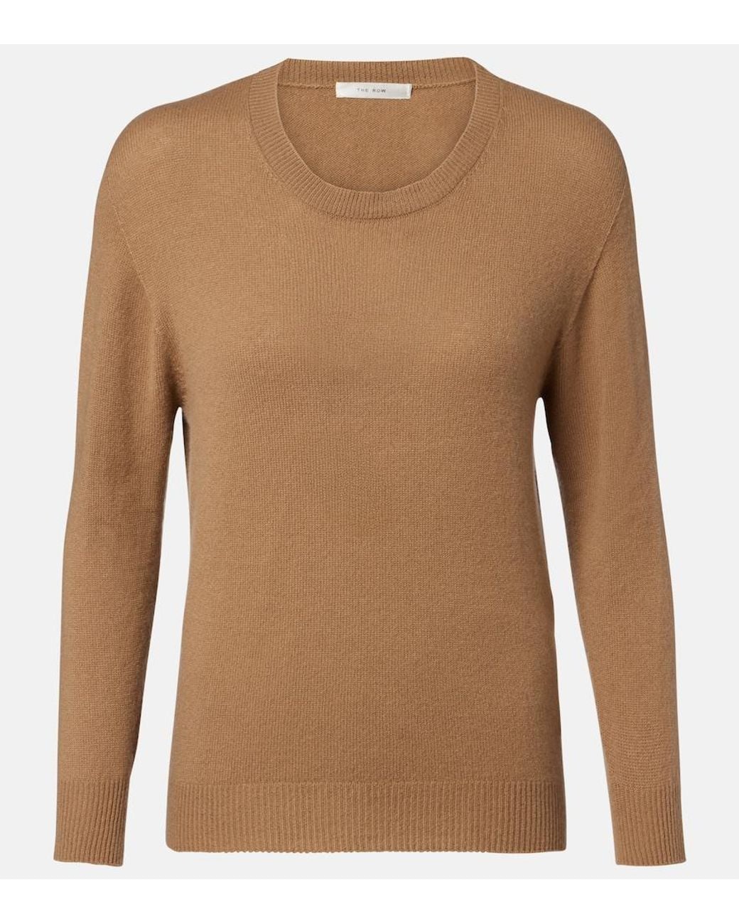 The Row Brown Noler Cashmere Sweater