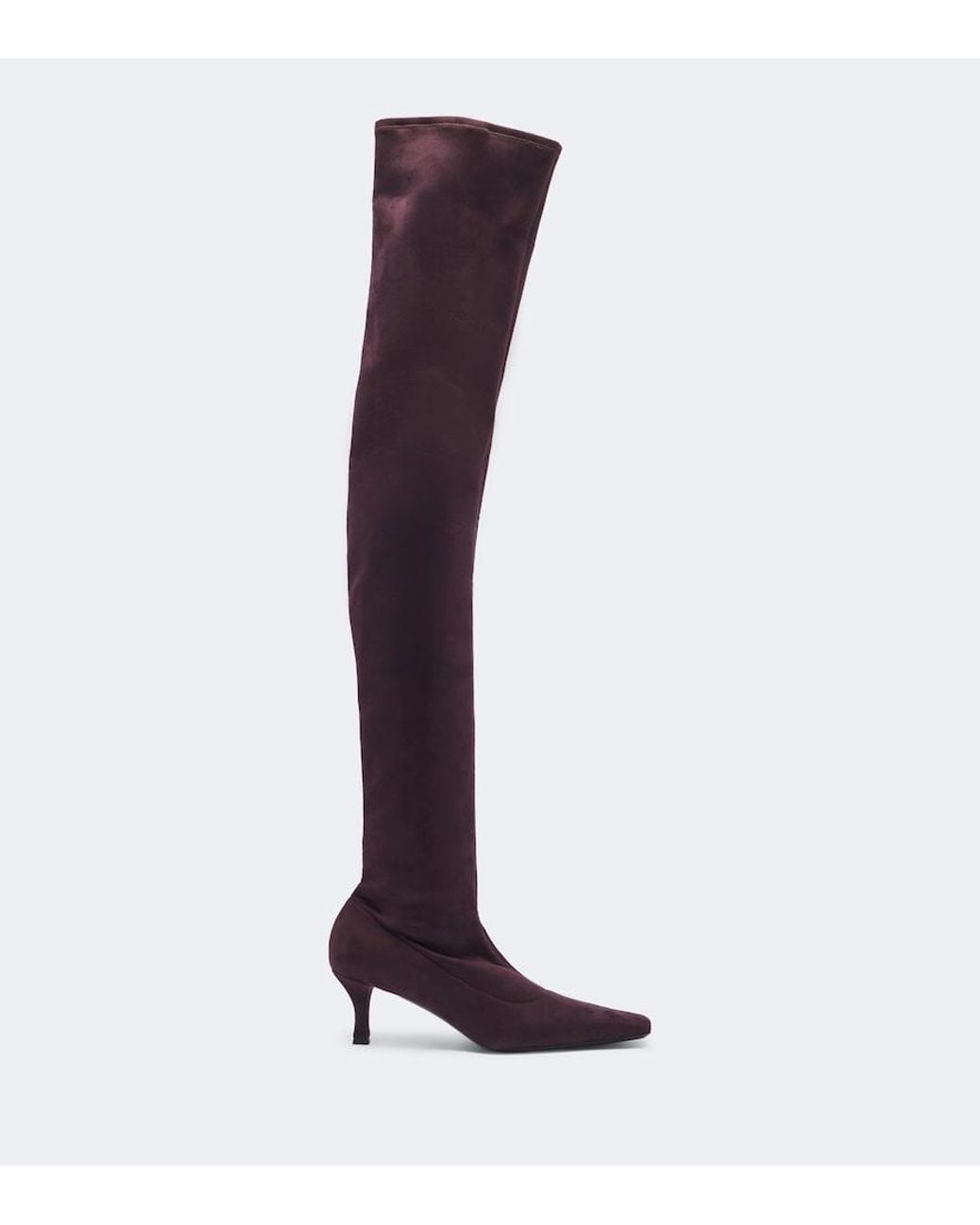 Proenza Schouler Purple Suede Over-The-Knee Boots