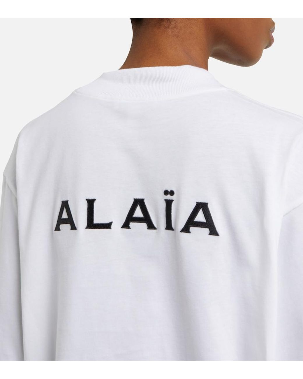 Sudadera De Jersey De Algodon Alaïa de color White