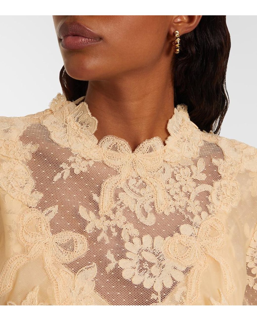 Zimmermann Metallic Loop-Plated Hoop Earrings