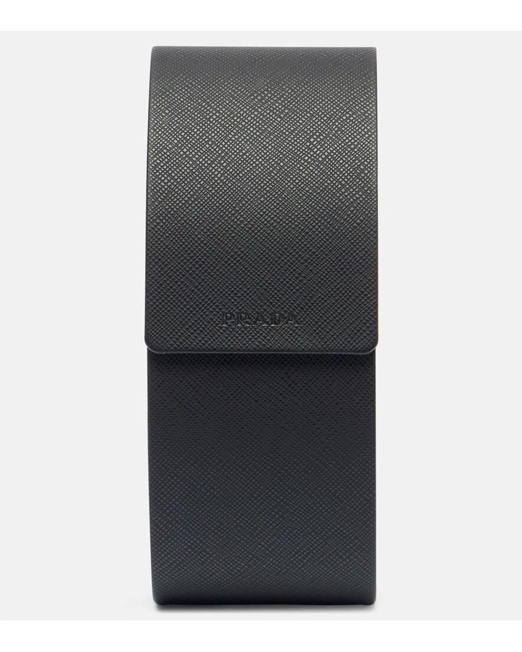 Prada Gray Logo Shield Sunglasses