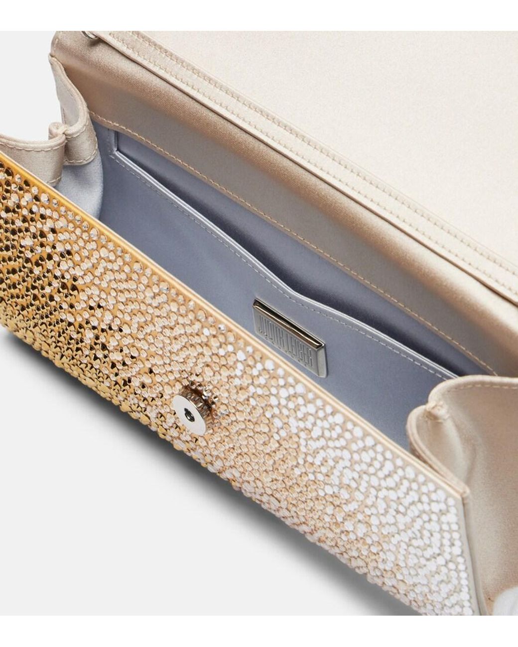Judith Leiber Metallic Clutch Gradient Perry Mit Kristallen