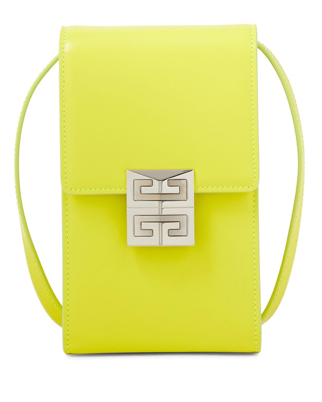 Givenchy 4g Mini Leather Crossbody Bag in Yellow Lyst