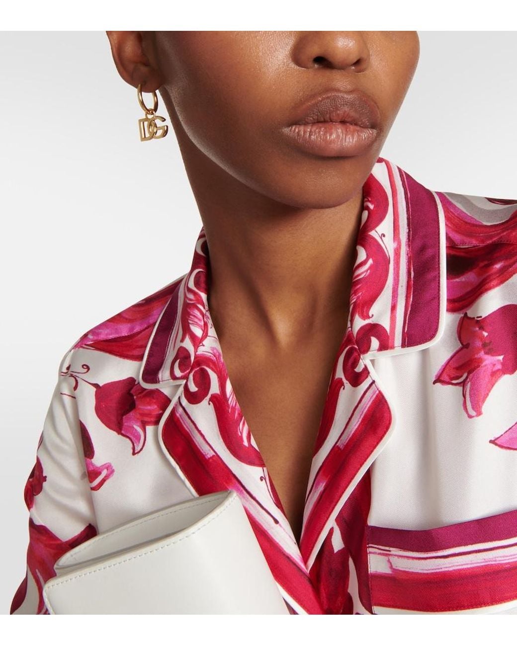 Dolce & Gabbana Metallic Dg Embellished Earrings