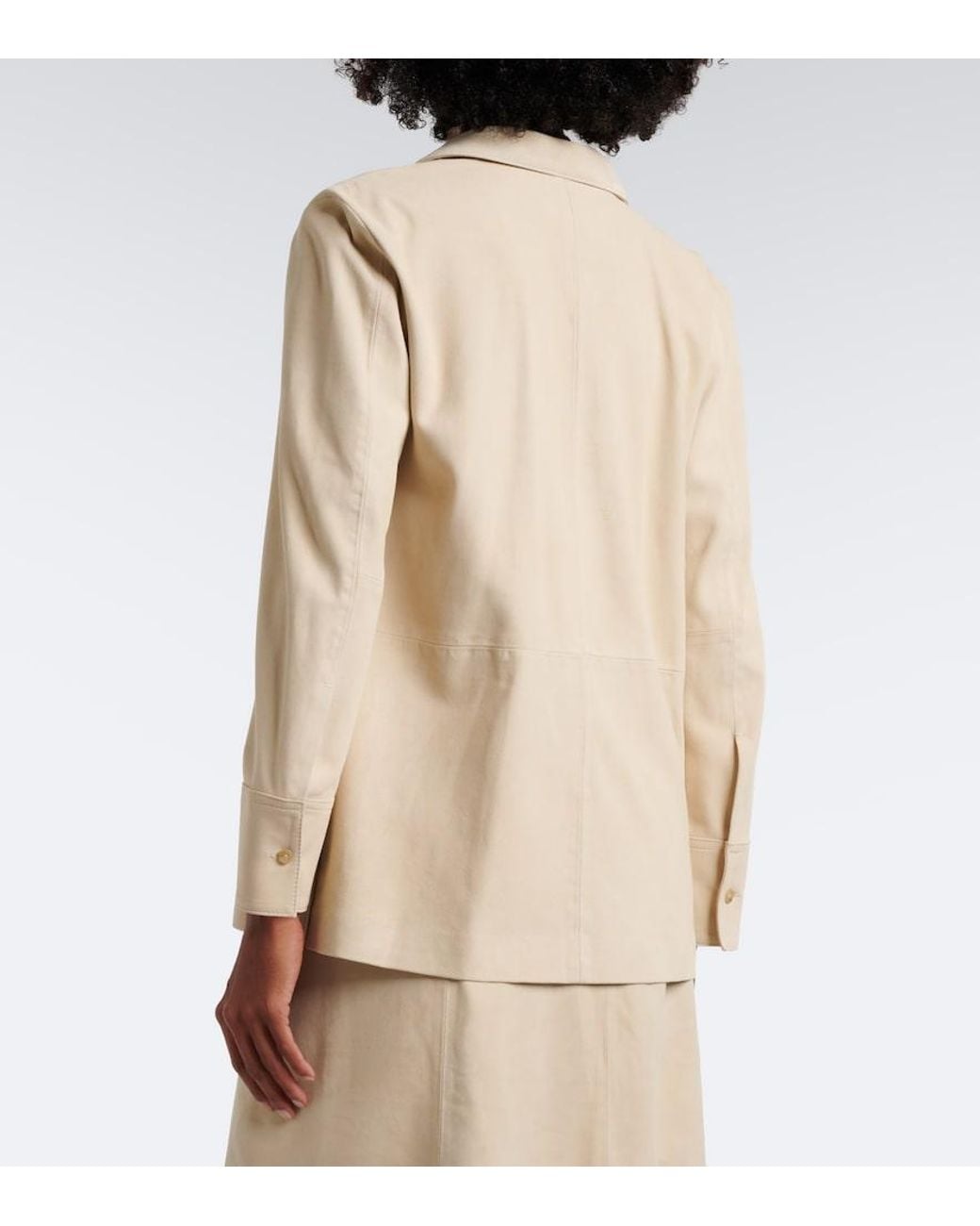 Vince Natural Suede Jacket