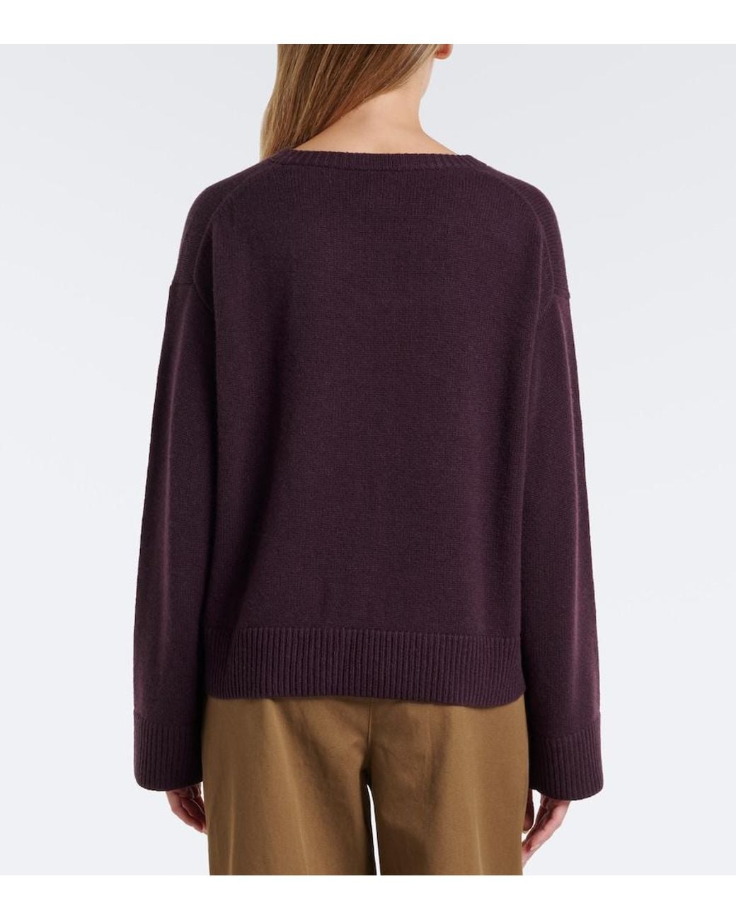 Jardin Des Orangers Purple Cashmere Sweater