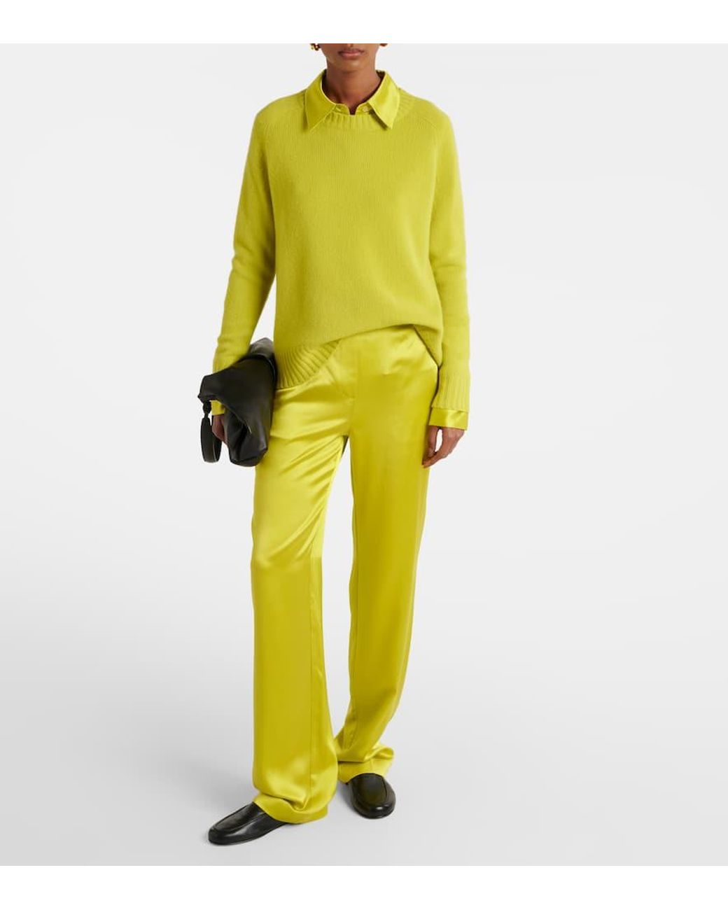 Joseph Yellow Pullover Aus Kaschmir