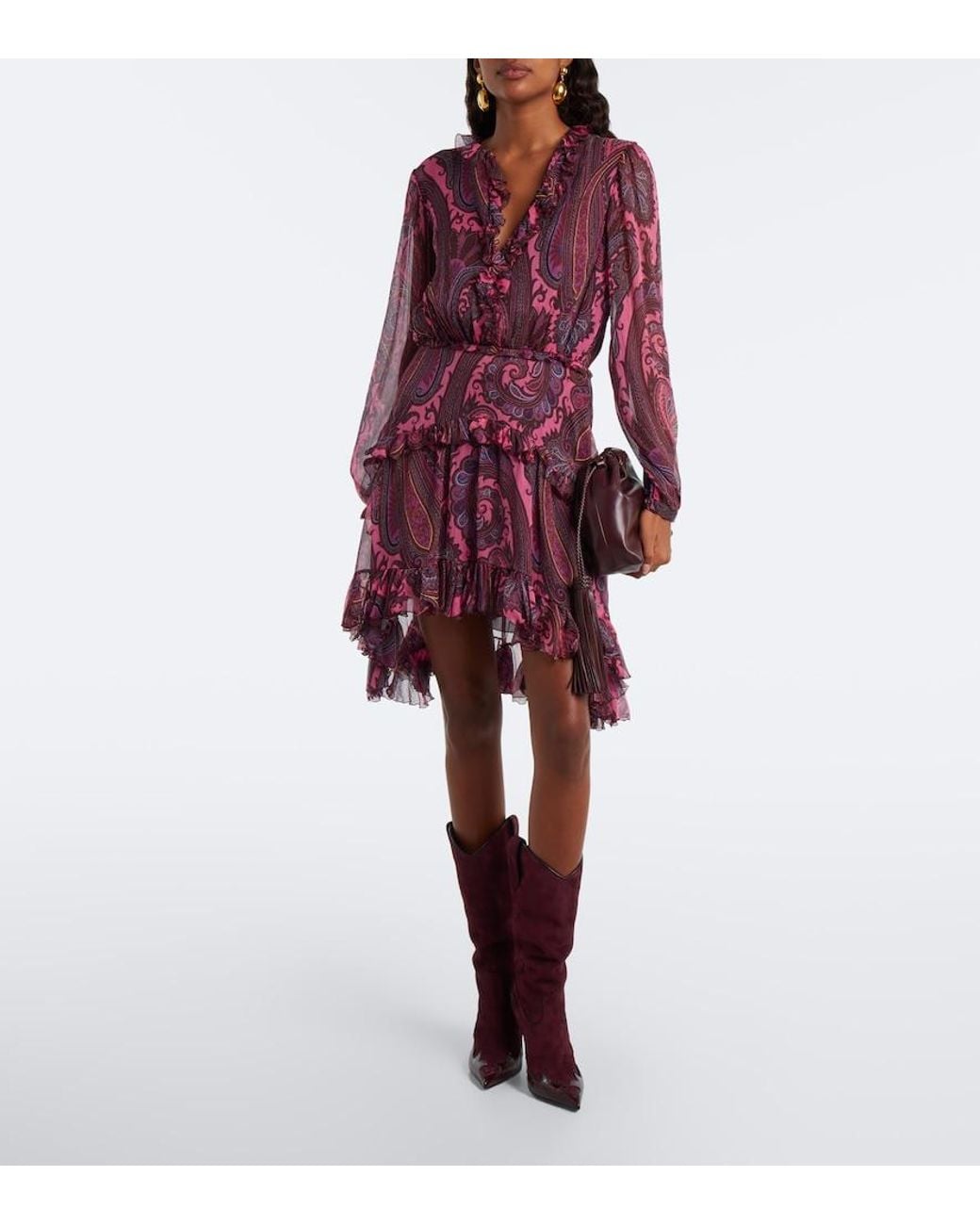 Paris Texas Red Lidia Queen Of Hearts Suede Mid-Calf Boots