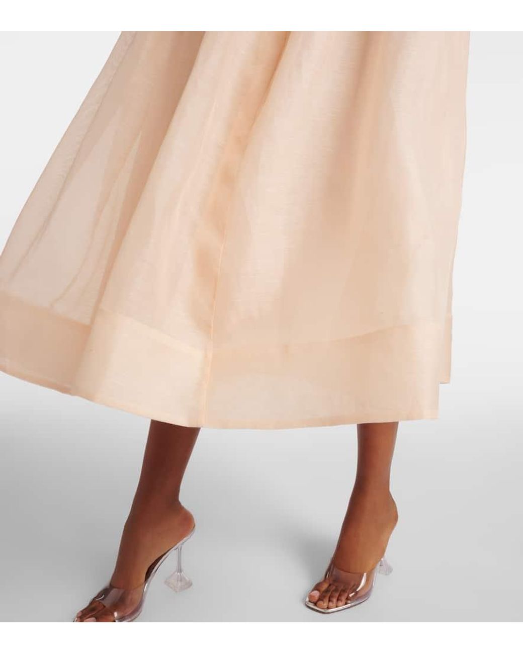 zimmermann natura ruched midi dress Zimmermann Natura Ruched Midi Dress Ivory Wild Flowers Size 0