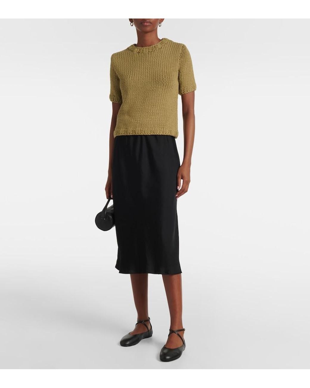 Co. Black Leather Ballet Flats