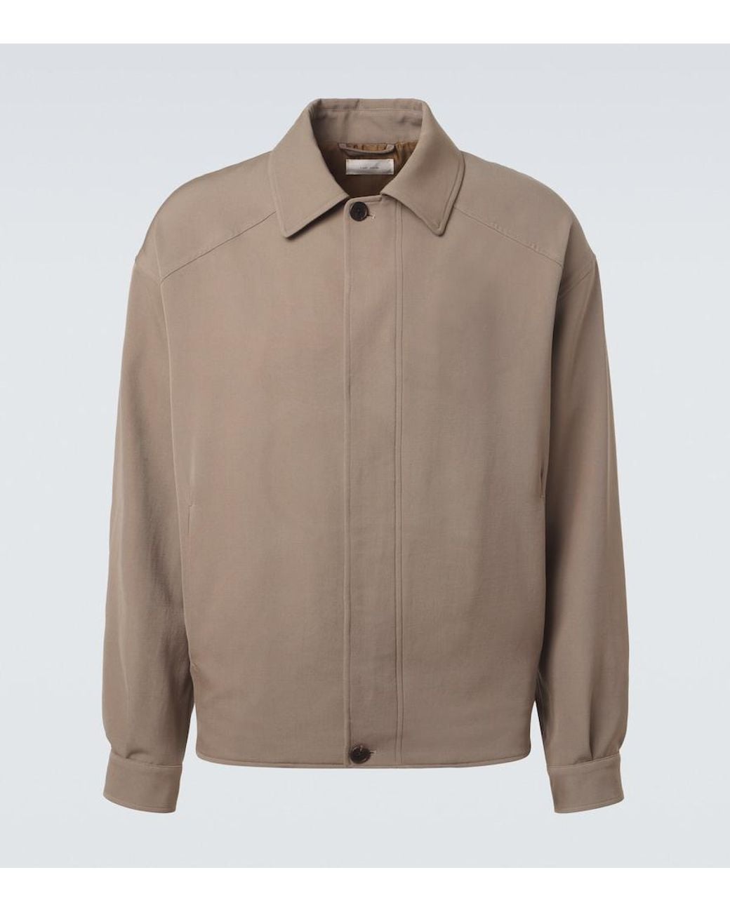 The Row Brown Osano Wool Blouson Jacket for men