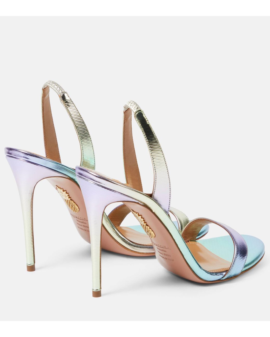 AQUAZZURA★So Nude Sandal 105 So Nude Sandal 105 WHITE Aquazzura@ Official