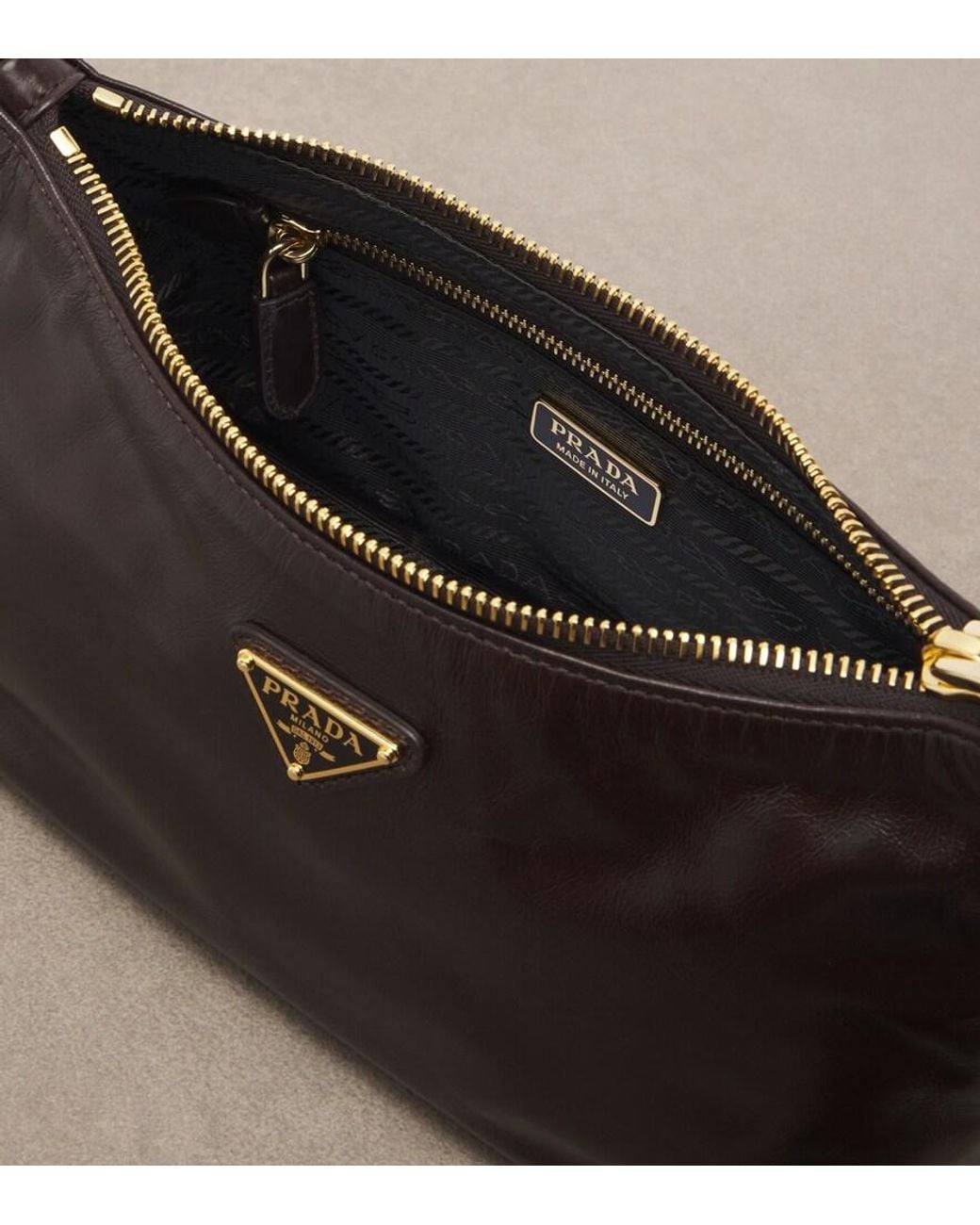Prada Black Mini Leather Shoulder Bag