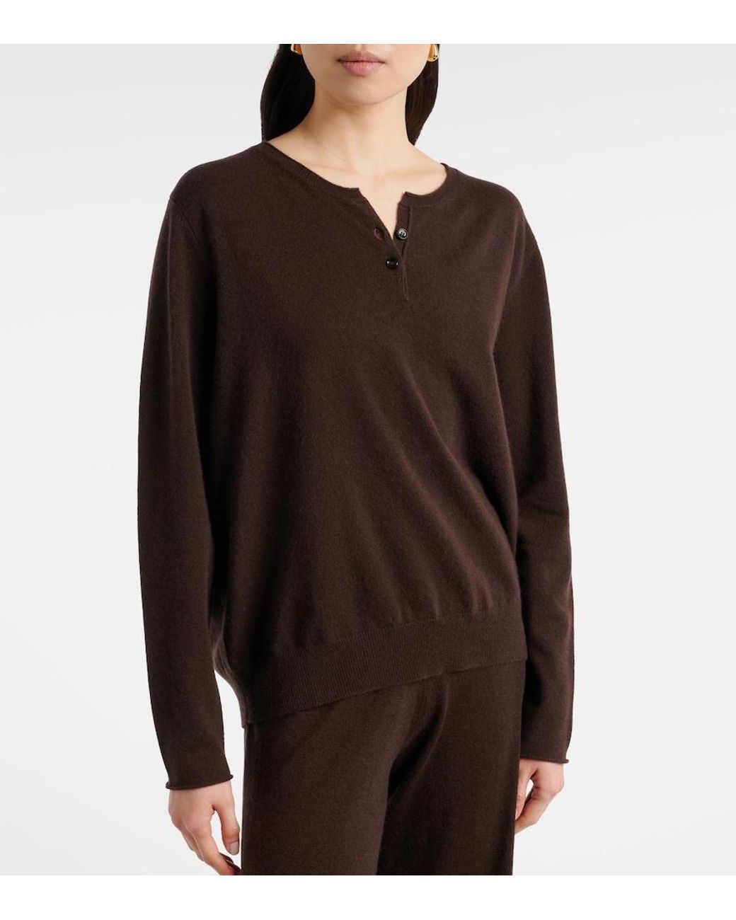 Jardin Des Orangers Brown Cashmere Sweater