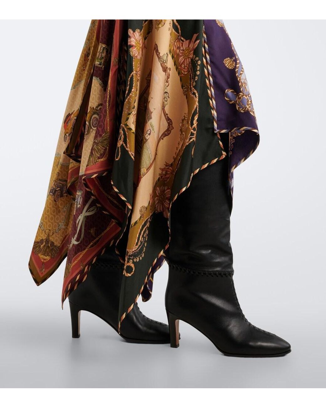 Zimmermann Black Alchemy Leather Knee-High Boots