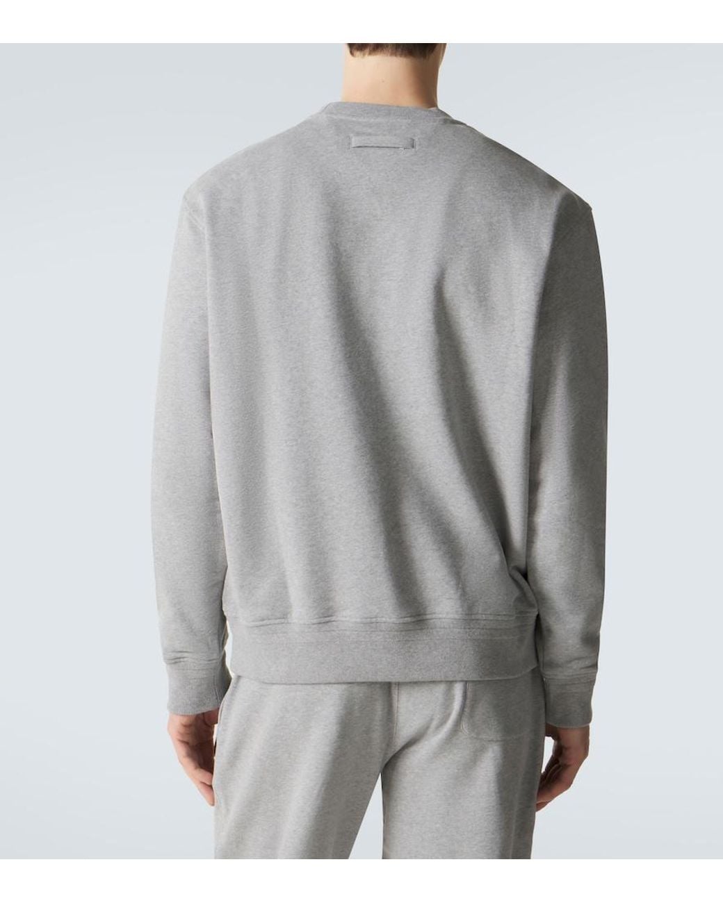 Zegna Gray #usetheexisting Cotton Sweatshirt for men
