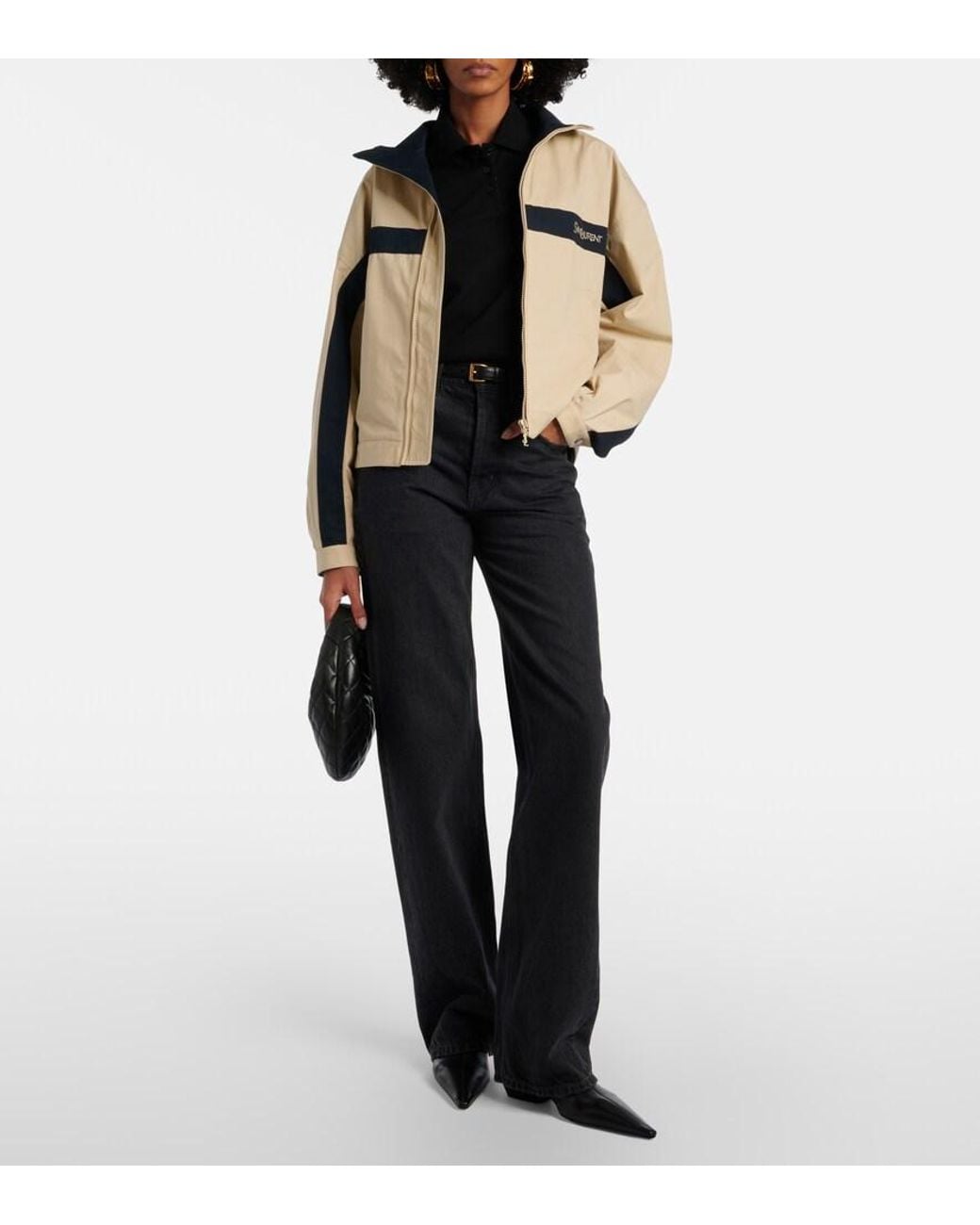 Saint Laurent Black Jill Leather Ankle Boots