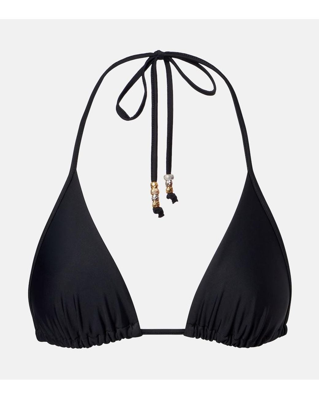 J.W. Anderson Black Halterneck Bikini Top