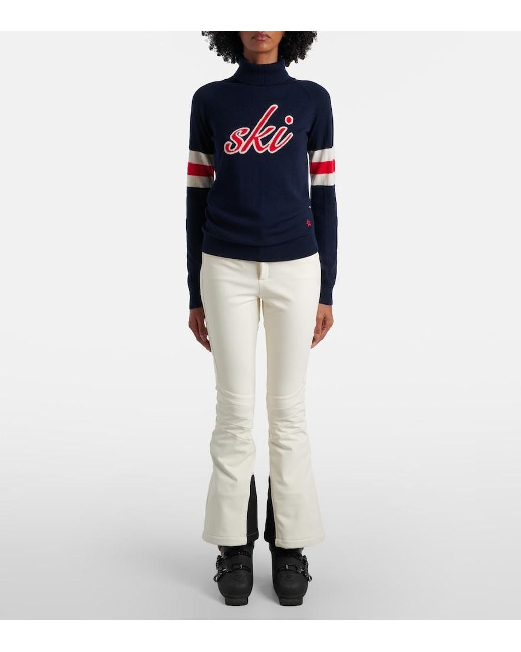 Perfect Moment Blue Neve Wool Sweater