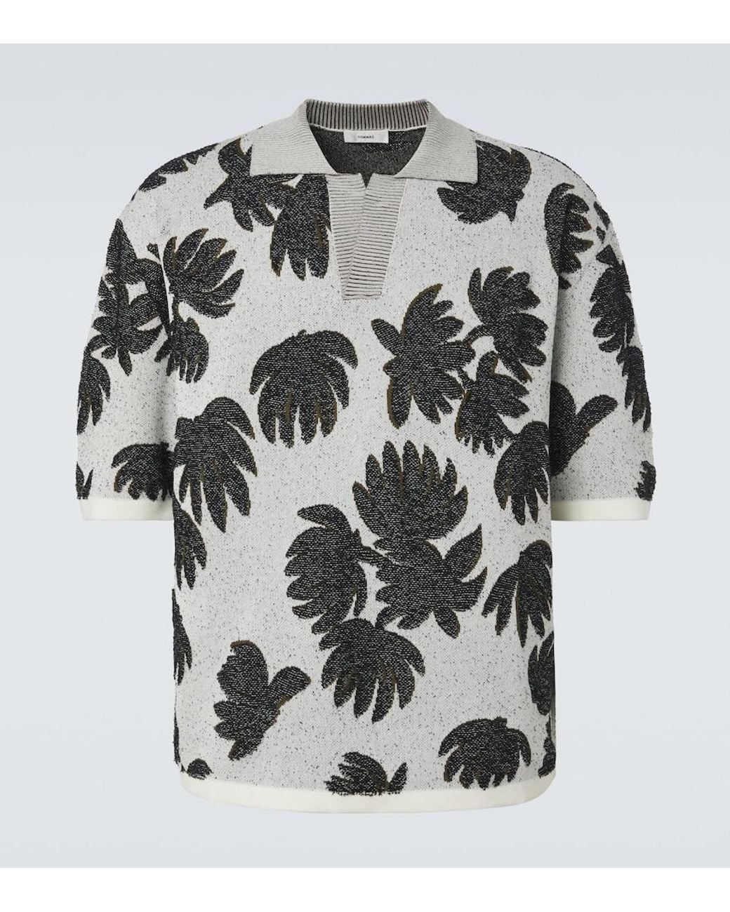 Commas Metallic Polo Sweater for men