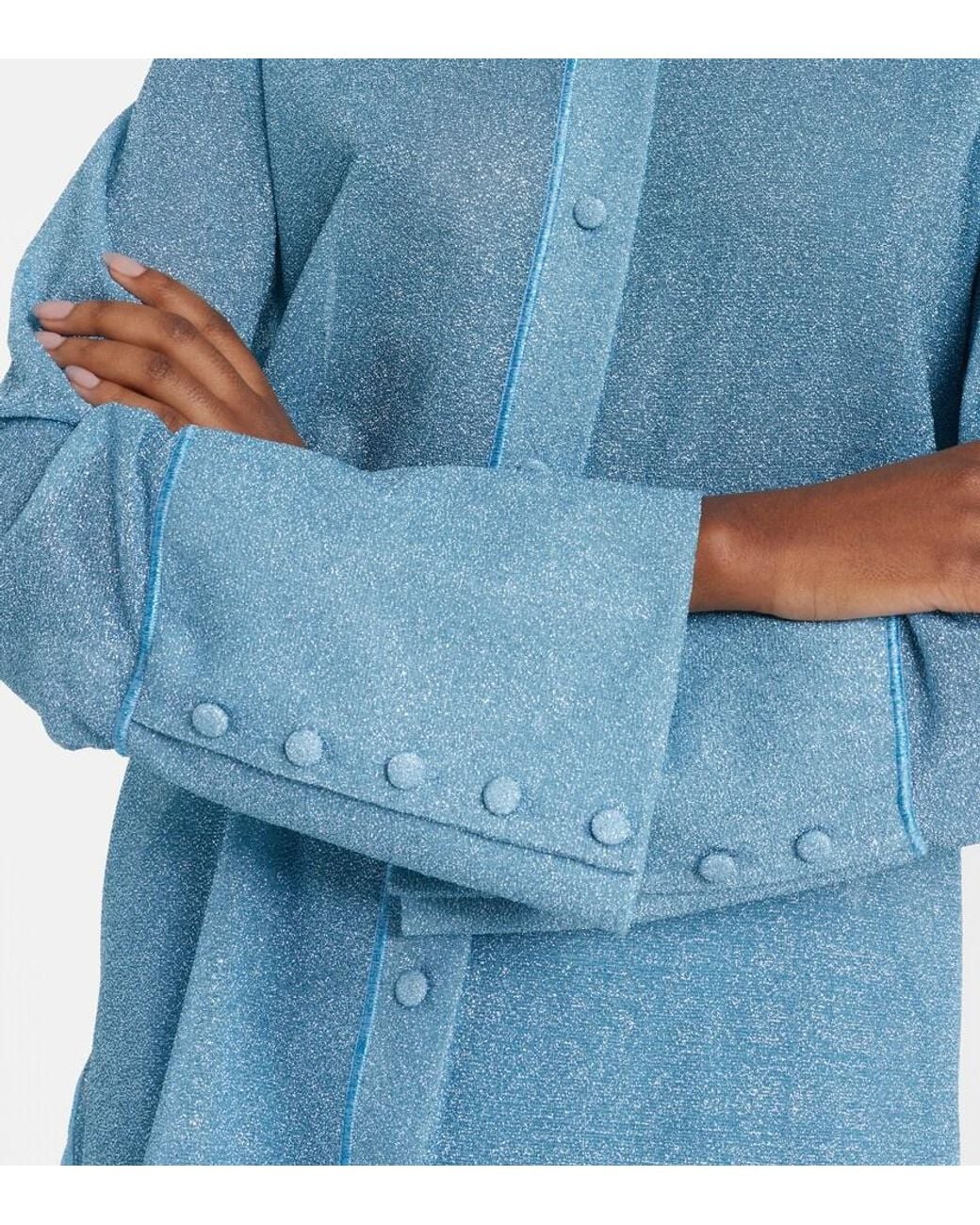 Oseree Blue Lumiere Shirt