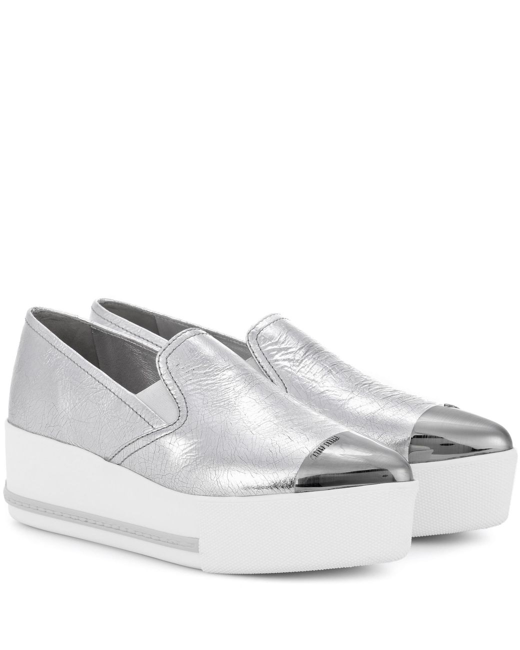 miu miu platform sneakers