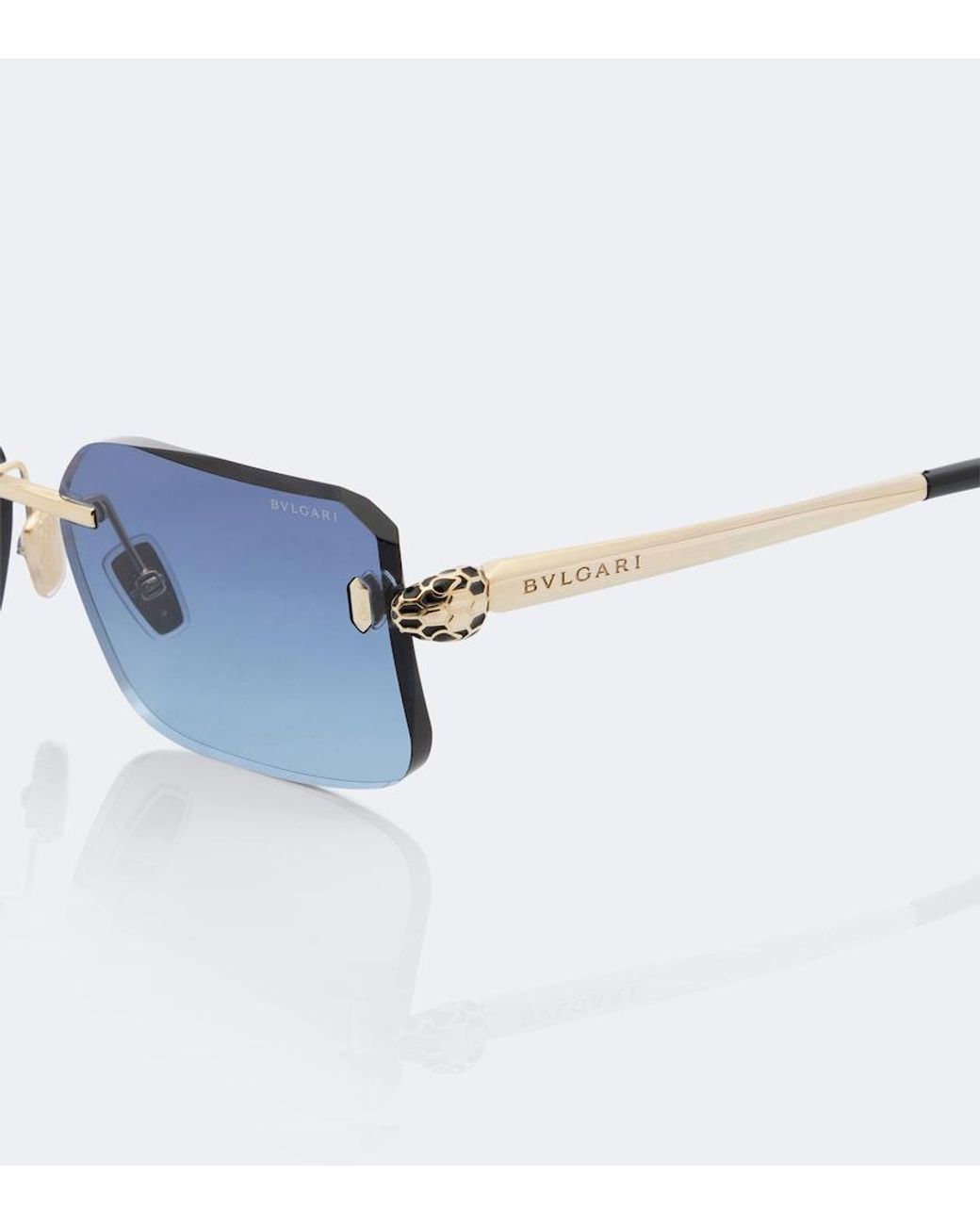 BVLGARI Blue Serpenti Forever Rectangular Sunglasses