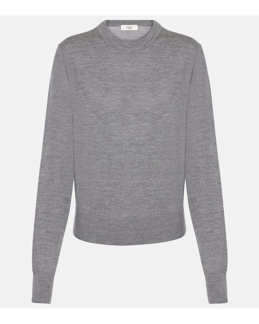 Chloé Gray Wool Sweater