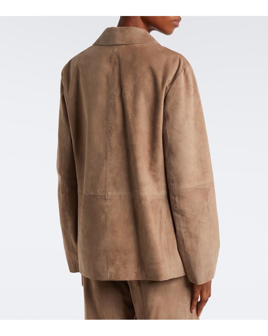 Max Mara Brown Suede Jacket