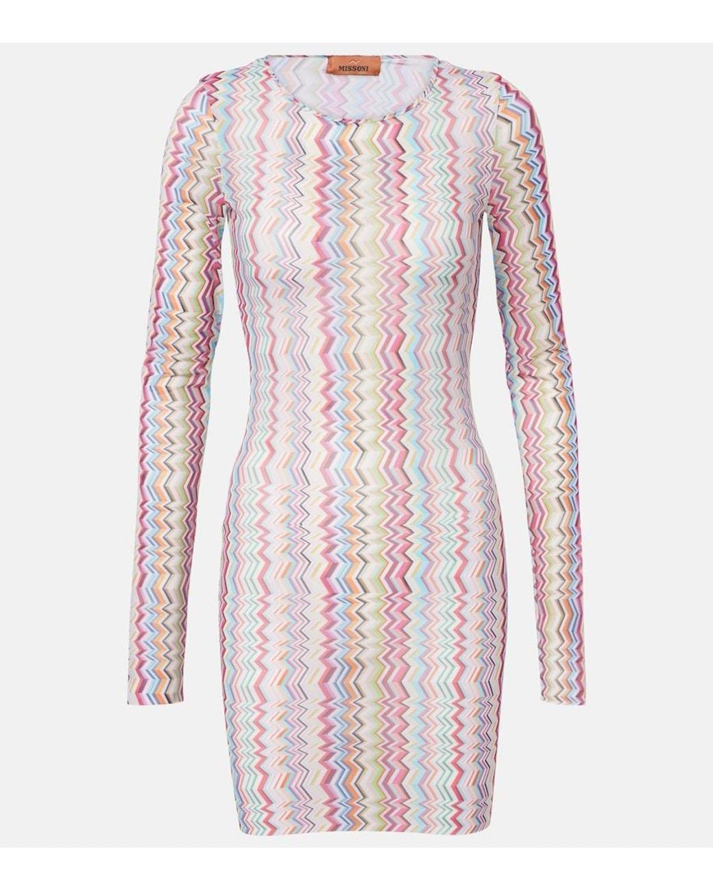 Missoni Pink Zigzag Minidress