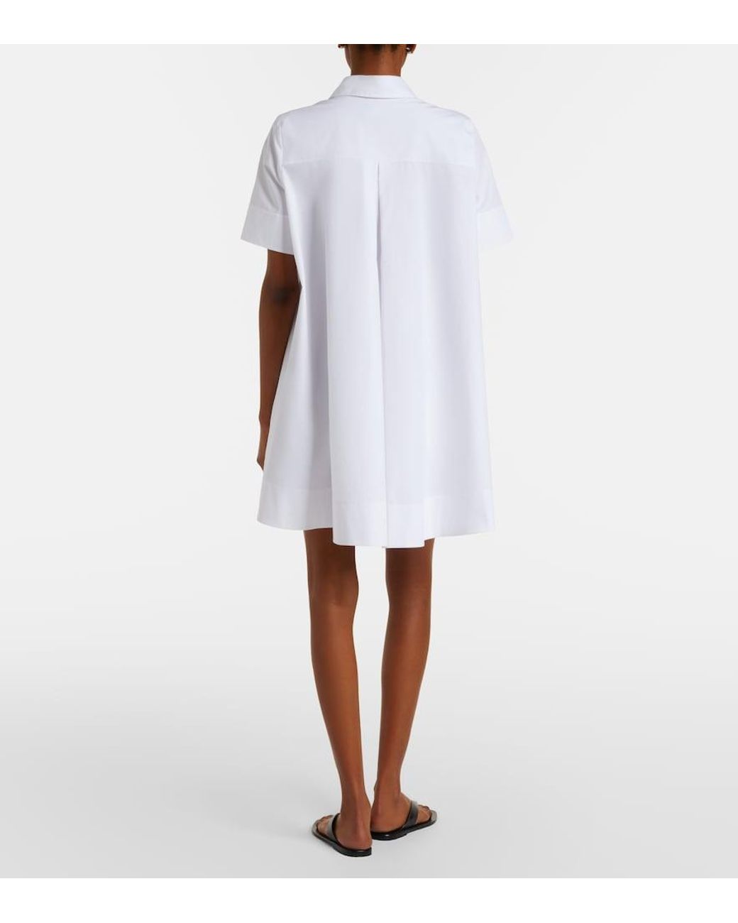 Polo Ralph Lauren White Cotton Shirt Dress