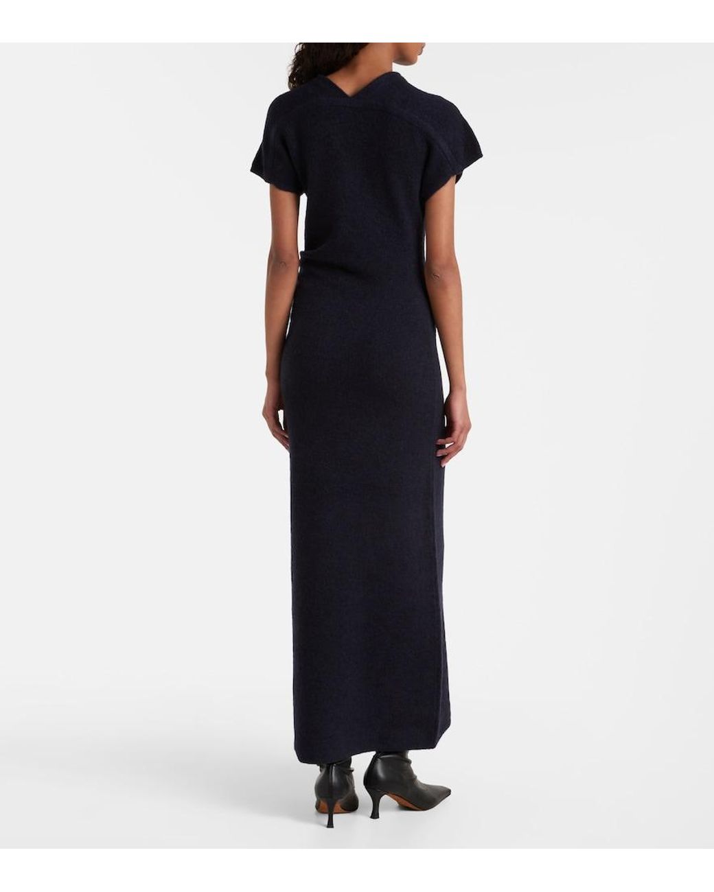 Proenza Schouler Blue Abie Knitted Maxi Dress