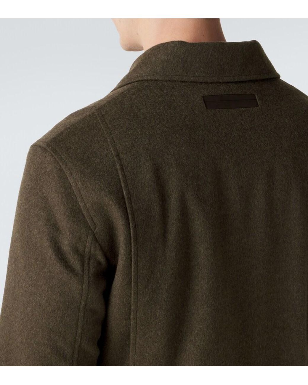 Zegna Green Falcon Cashmere Jacket for men