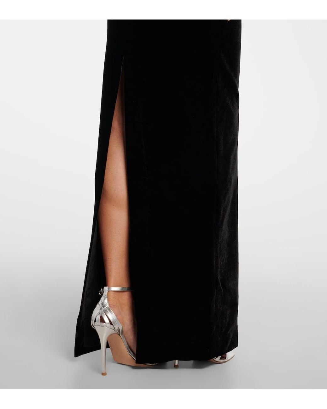 Roland Mouret Black Lace Gown