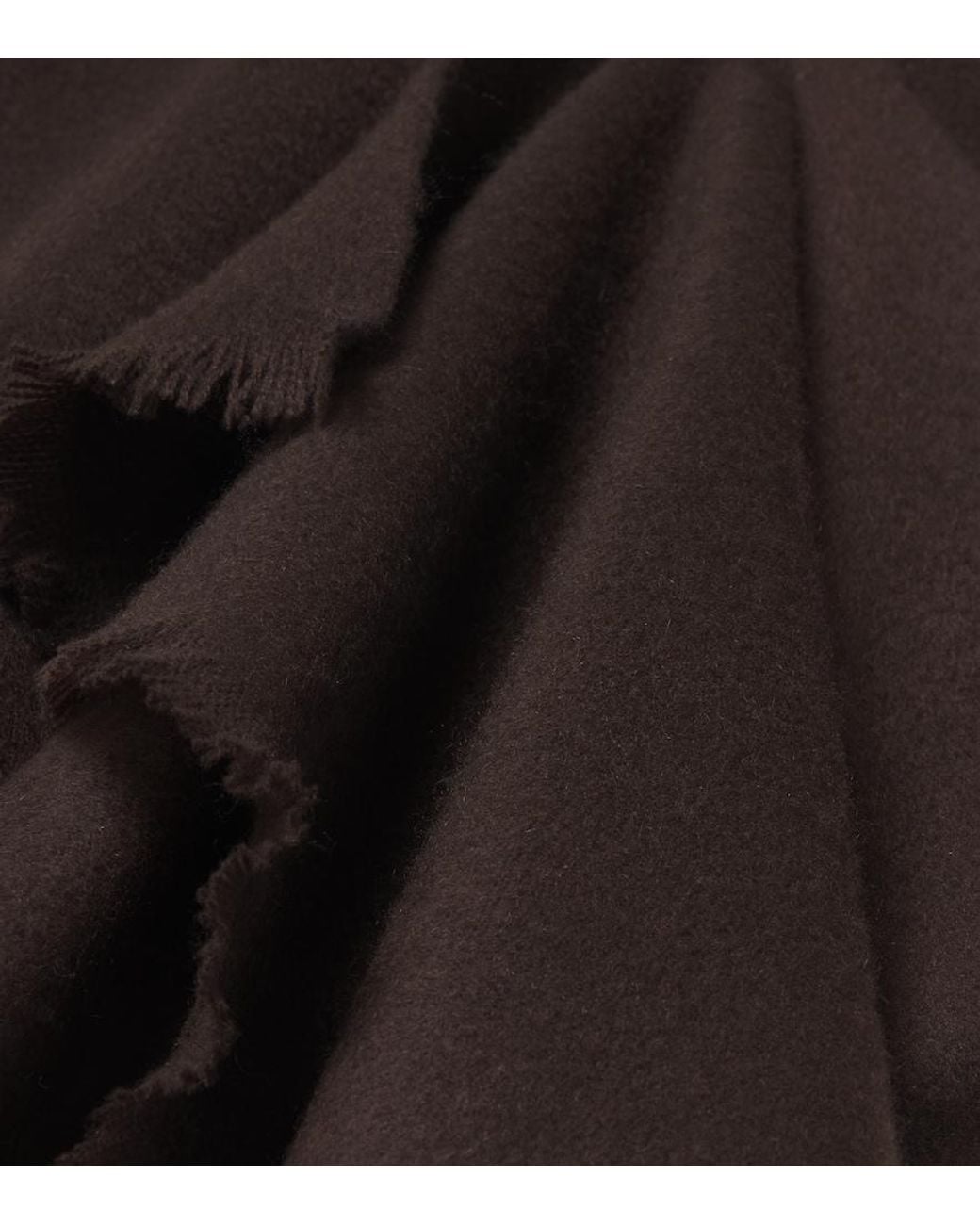 The Row Brown Ingo Cashmere Scarf