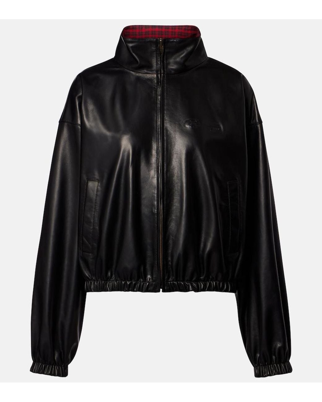 Balenciaga Black Reversible Leather Jacket