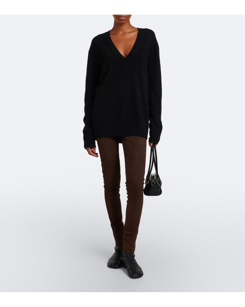 Arma Brown Roche Suede Leggings