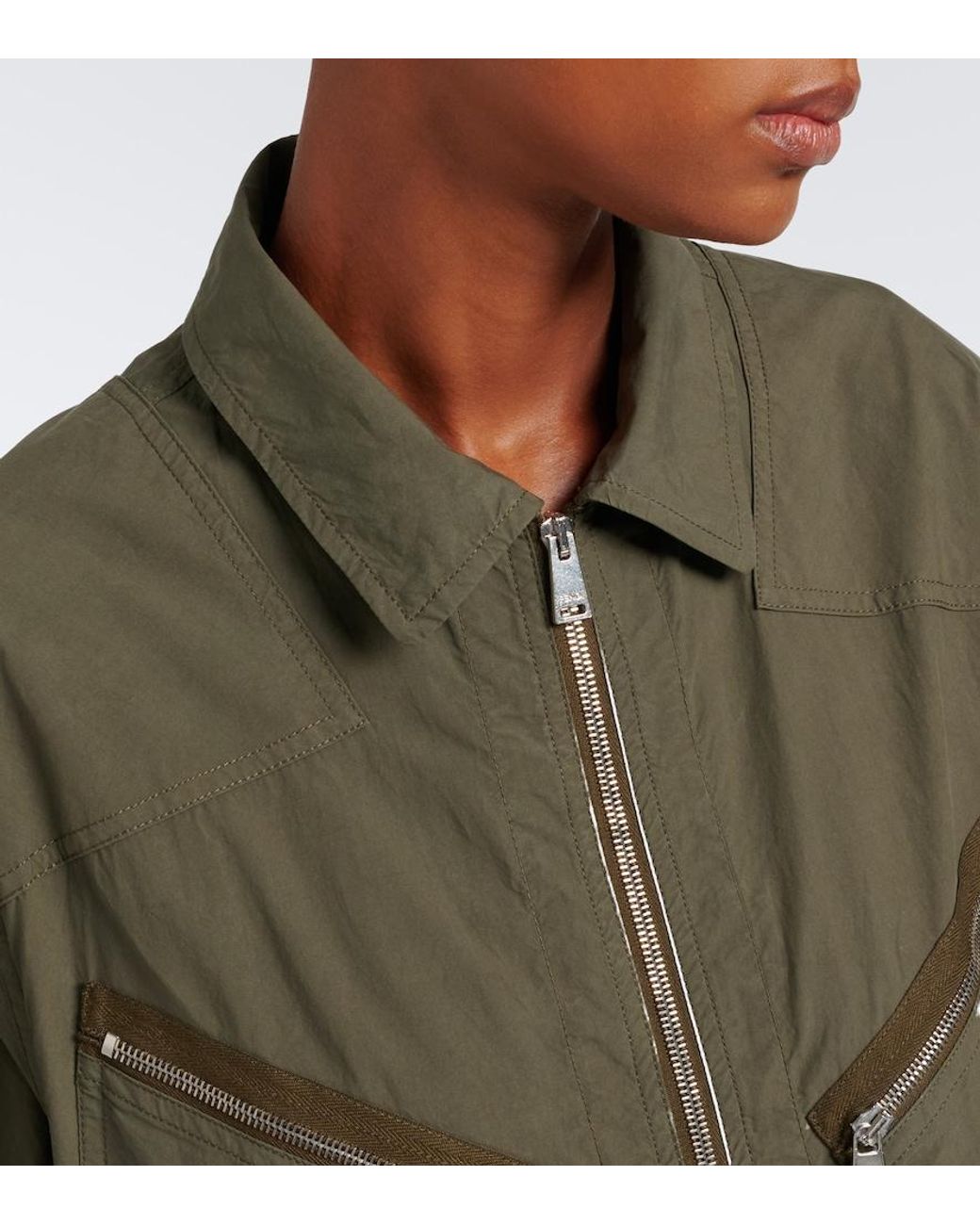 Fendi Green Cotton Jumpsuit