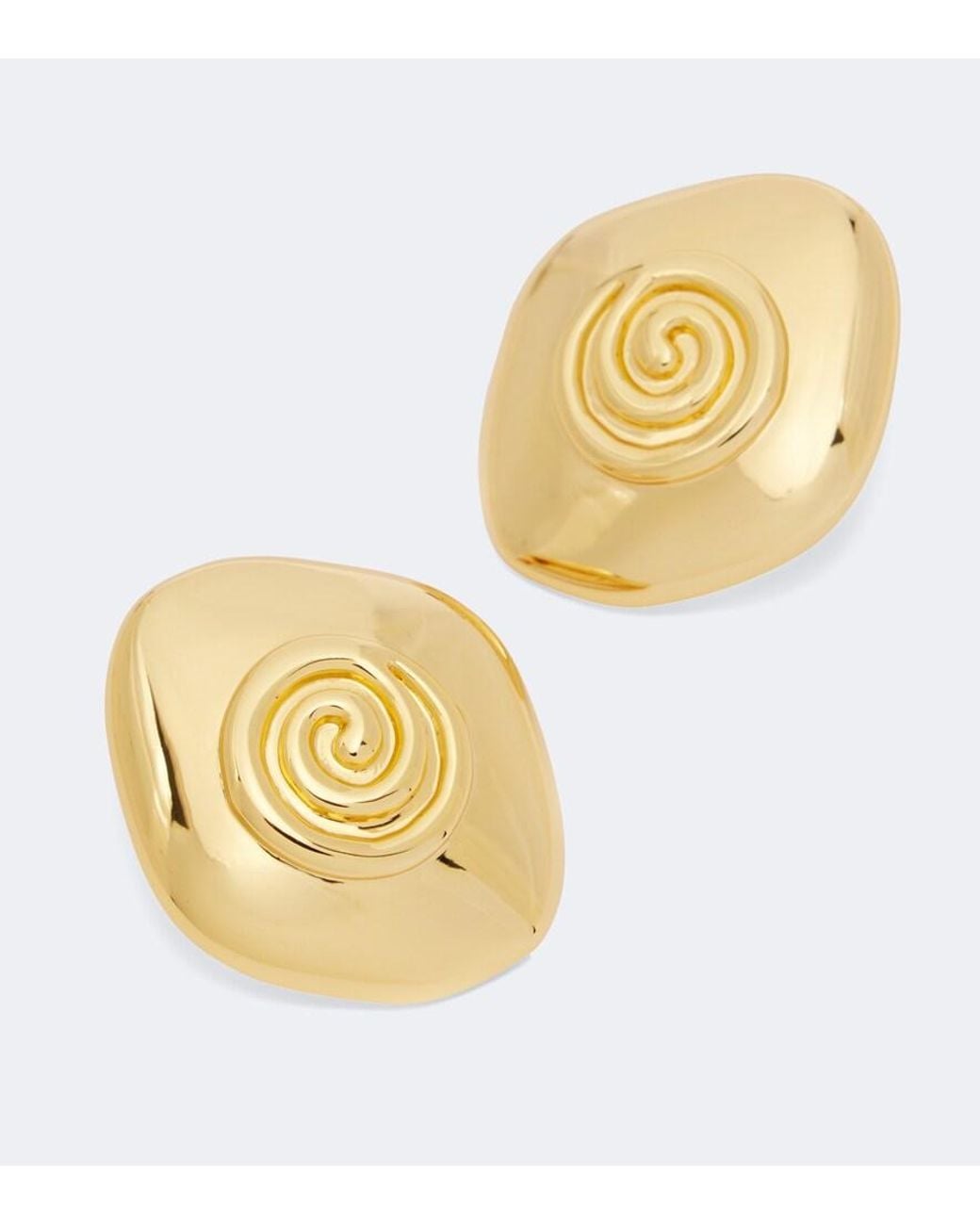 DEHANCHE Metallic Koru-Plated Earrings