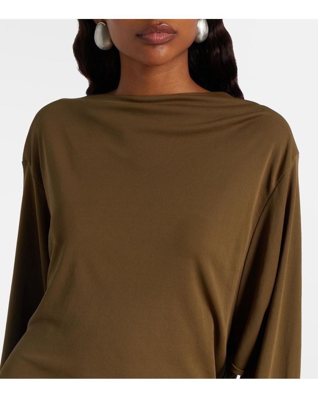 Jacquemus Green Mistral Jersey Minidress