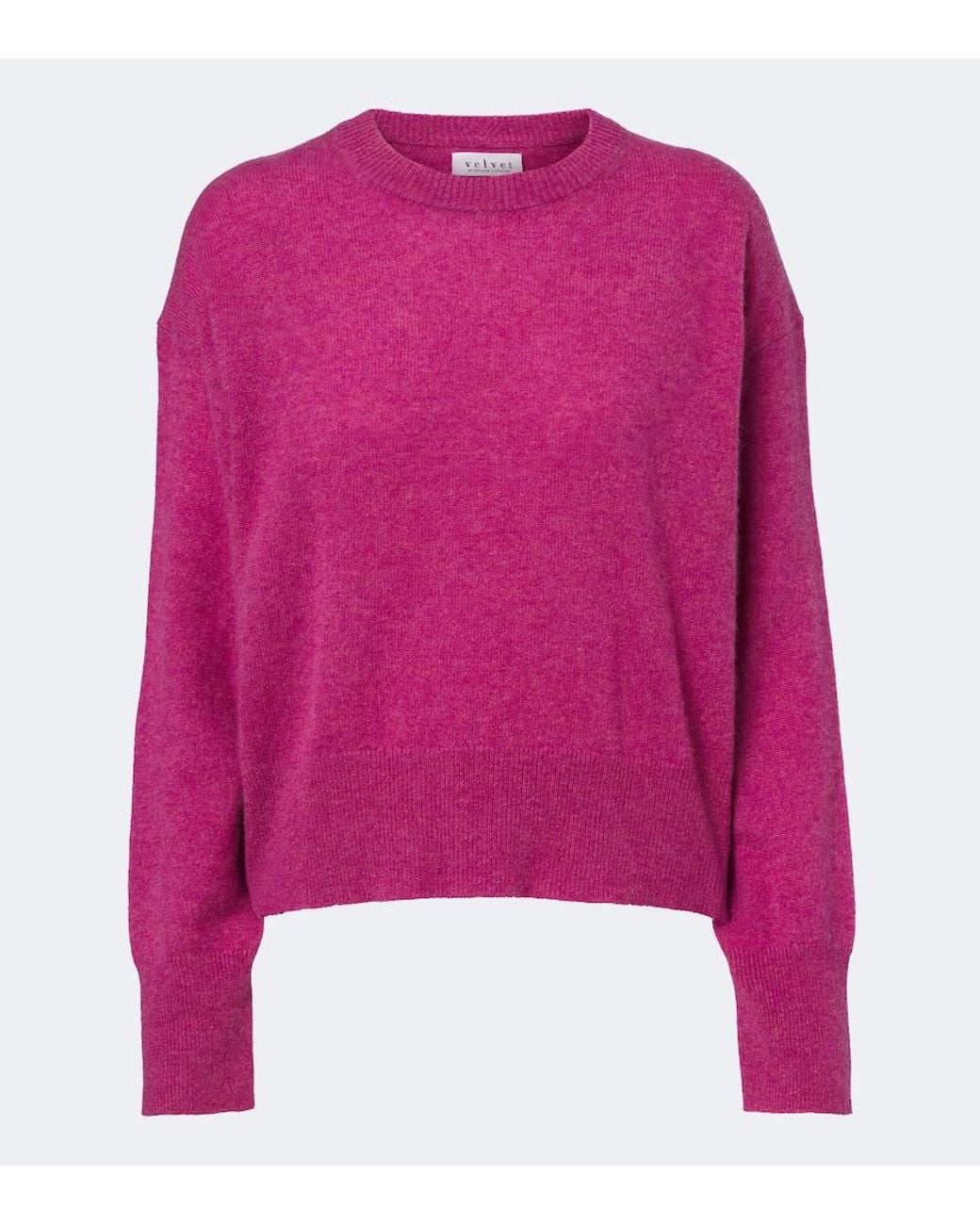 Velvet Pink Alba Cashmere Sweater