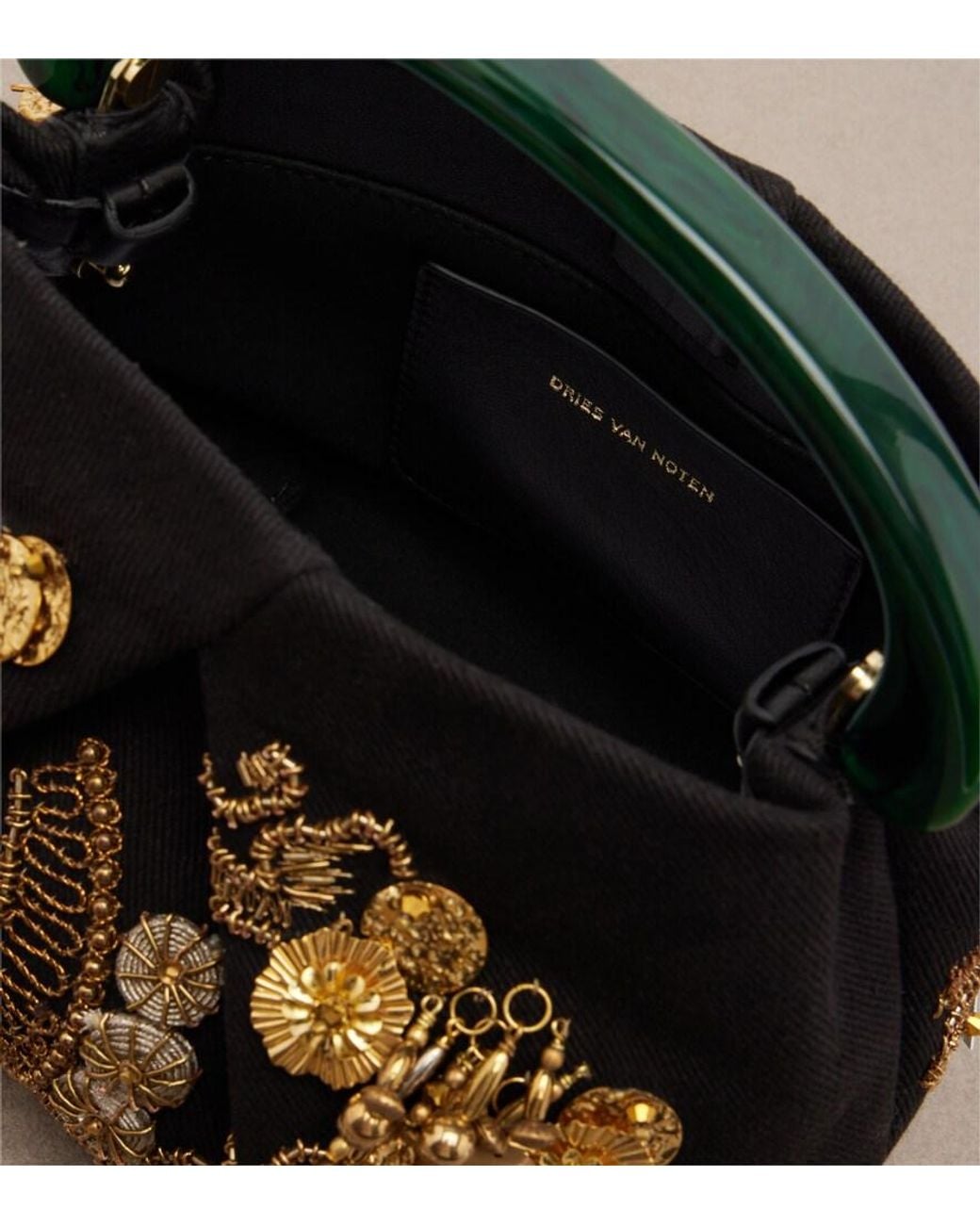 Borsa A Mano Small di Dries Van Noten in Black