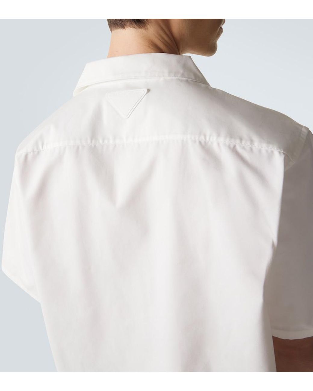 Camicia Bowling di Prada in White da Uomo