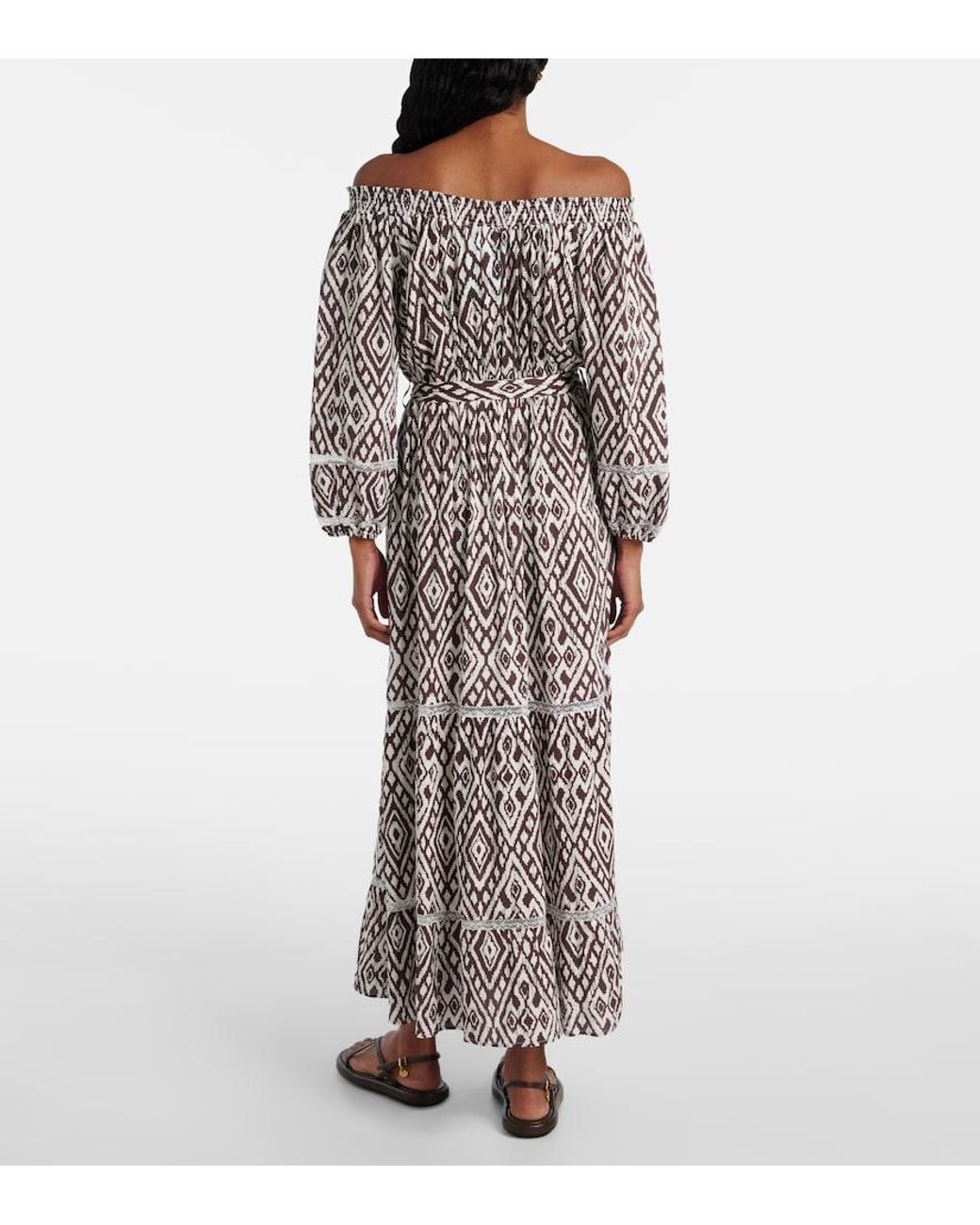 Robe Midi Eclipse Imprimee Melissa Odabash en coloris Purple
