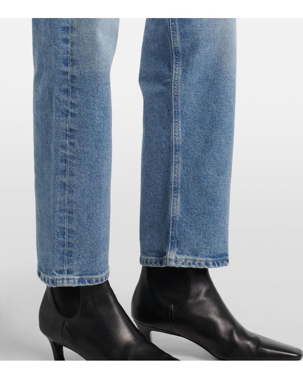 Citizens of Humanity Blue Delfina Straight Jeans