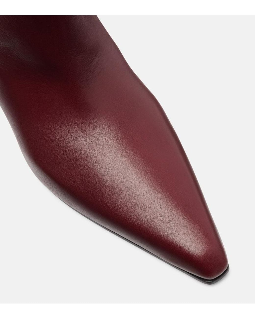 Paris Texas Red Jane 60 Leather Knee-High Boots
