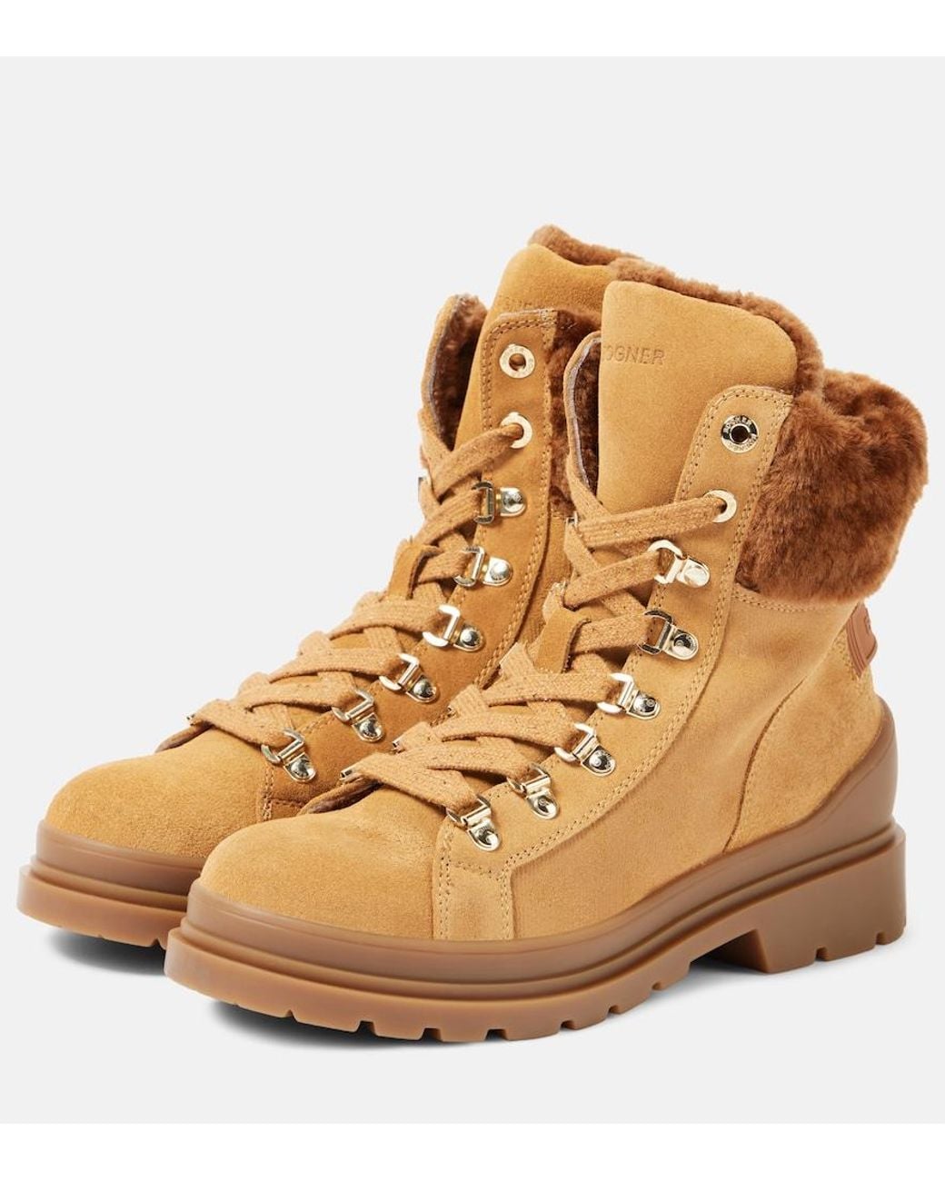 Bogner Brown St. Moritz Suede Ankle Boots