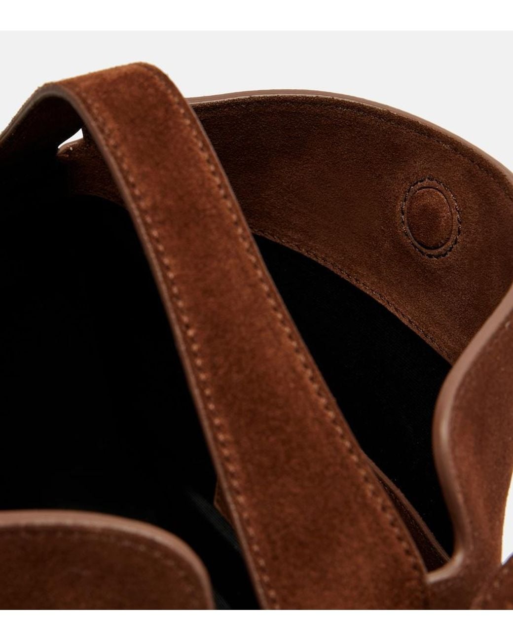 Aesther Ekme Brown Suede Shoulder Bag