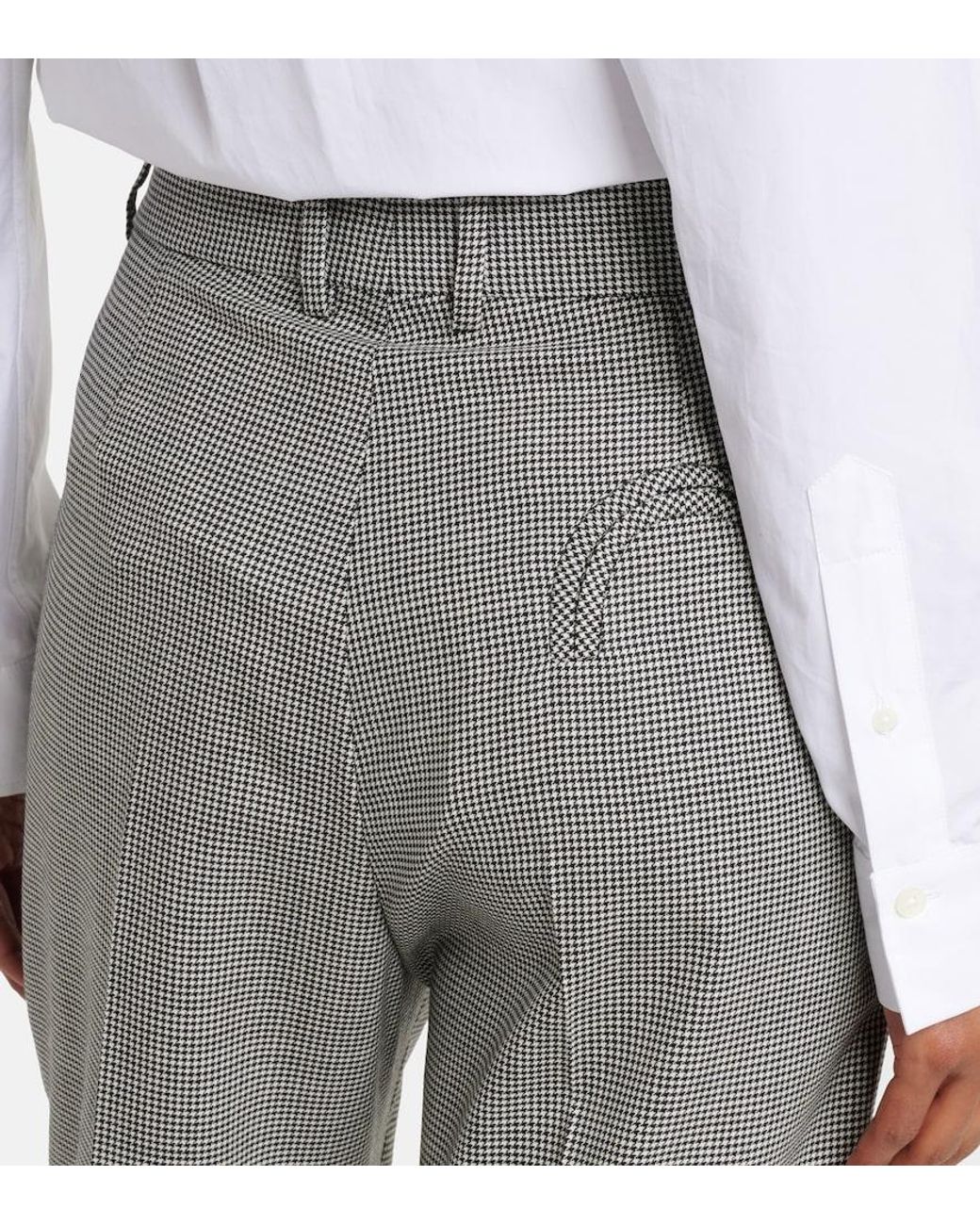 Blazé Milano Gray Fox Houndstooth Straight Pants